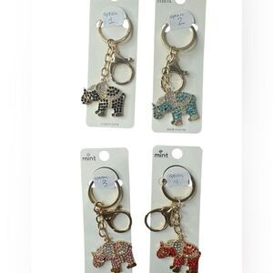 NWT MINT Elephant Key Ring $10 Closet Minimum Purchase 4 Options
